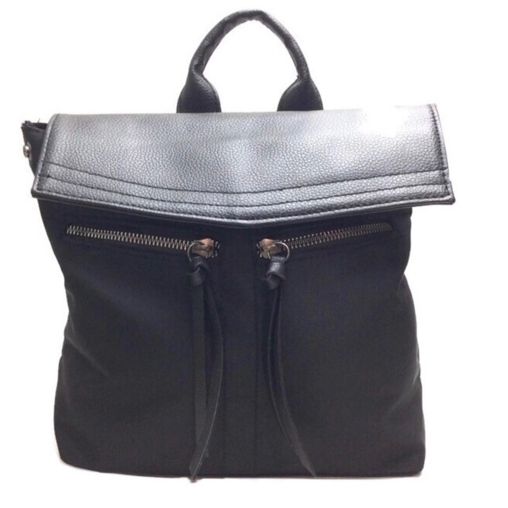 Botkier Trigger Multi-Function Nylon Faux Leather… - image 1